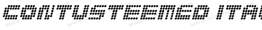 ContusTEEMed Italic字体转换